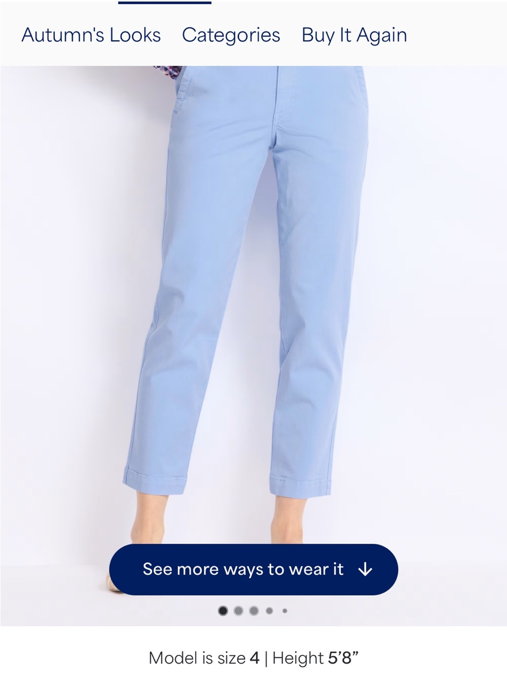 Studio Light Blue Cropped Straight-Leg Jeans